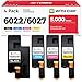 6022 6027 Toner Cartridge Set 4-Pack Replacement for Xerox 106R02759 106R02756 106R02757 106R02758 Compatible with Xerox Phaser 6020 6022 WorkCentre 6025 6027 Color Printer Black Cyan Magenta Yellow