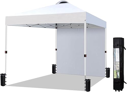 Tienda de campaña desplegable de 10 x 10 pulgadas (con pared lateral), fácil uso instantáneo al aire libre, techo ventilado, bolsa de transporte con