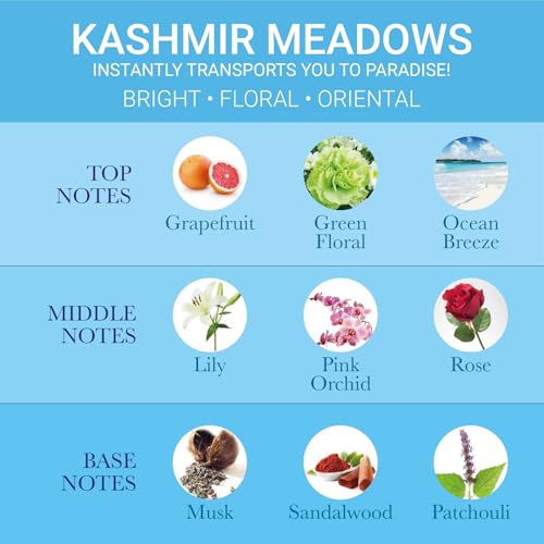 Image of Iba Eau De Parfum - Kashmir Meadows, 15 ml, Perfume Spray | Long Lasting Floral & Oriental Fragrance for Women | Skin Friendly Fresh Perfume for Everyday Fragrance | Alcohol-Free