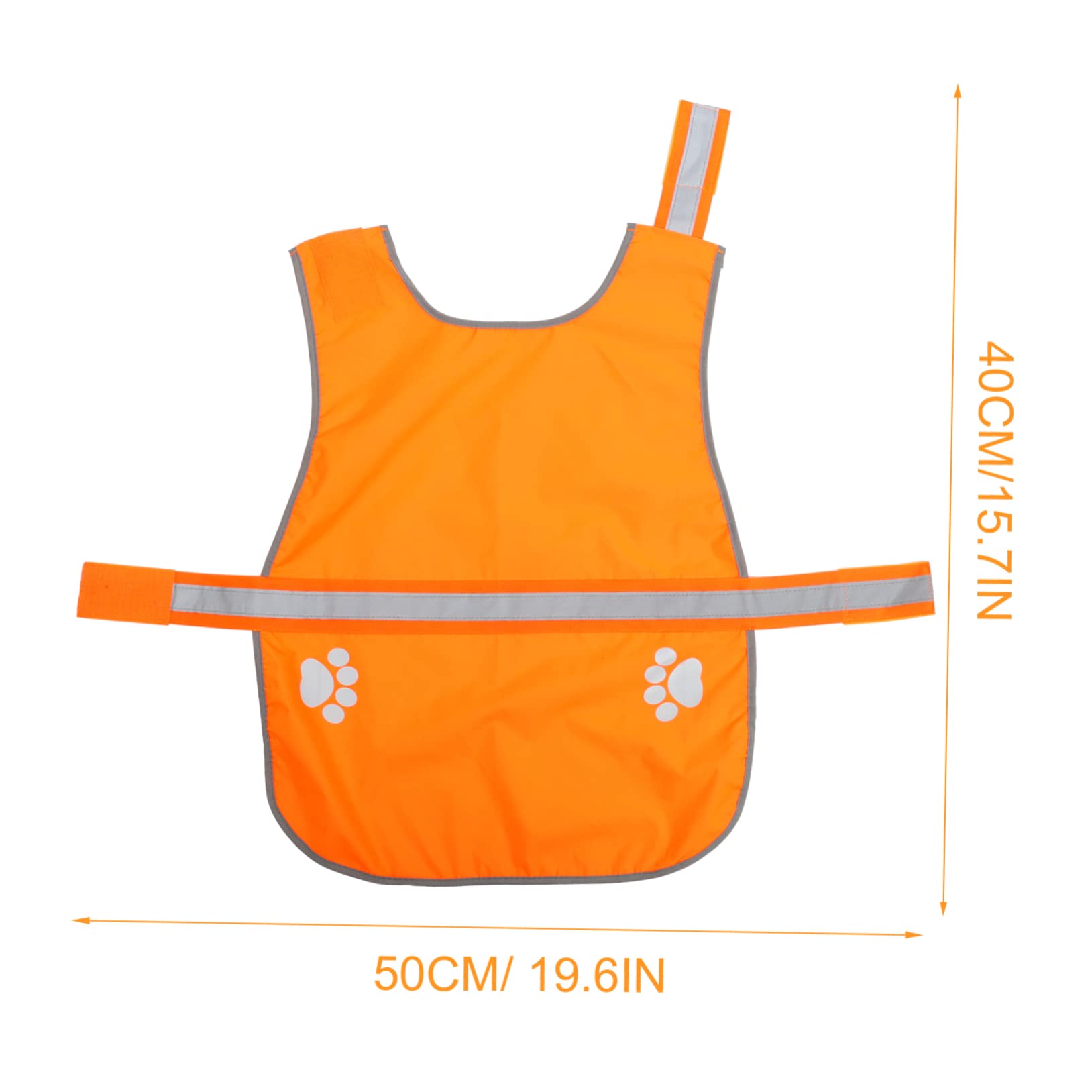 Housoutil 5piezas Chaleco Reflectante para Perros Vestimenta Fluorescente De Alta Visibilidad Ropa para Mascotas para Actividades Nocturnas Aire Talla