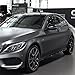 UYITO Window Trim Chrome Delete Blackout Overlay Pre-Cut Genuine Vinyl for Mercedes Benz C Class W205 2014-2022 Glossy Black Pattern