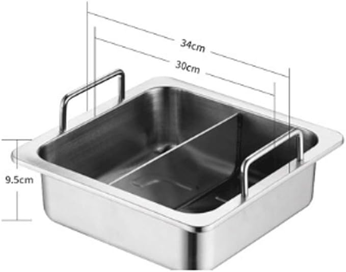 Olla eléctrica de acero inoxidable, 2000W, 220-240V miniatura 2