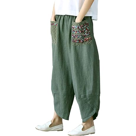 Hwayslon Patch Pants for Women: Elevate Your Wardrobe with Casual Comfort