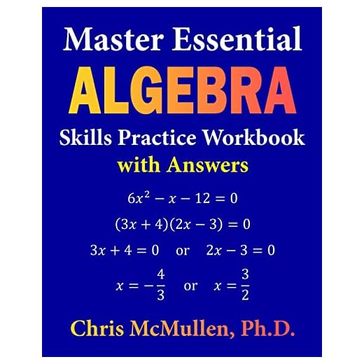 Master Essential Algebra Skills Practice Workbook with Answers: Improve Your Math Fluency