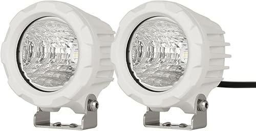 BIGLION.X Luces LED impermeables IP69K para barcos, 2 unidades, 60 W, 6800 lm, 3.5 pulgadas, luces de cubo blancas de 1224 V, luces antiniebla,