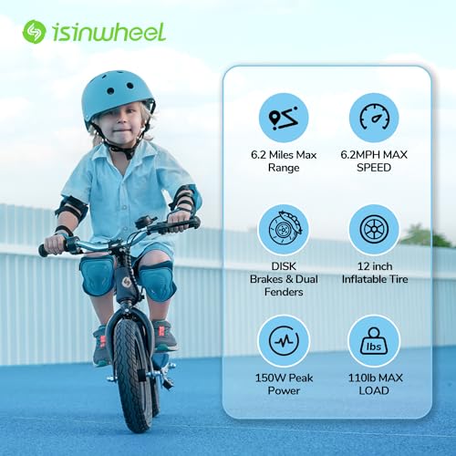Isinwheel Sk12 2-In-1 Electric Bike For Kids Ages 3-5 thumb #1