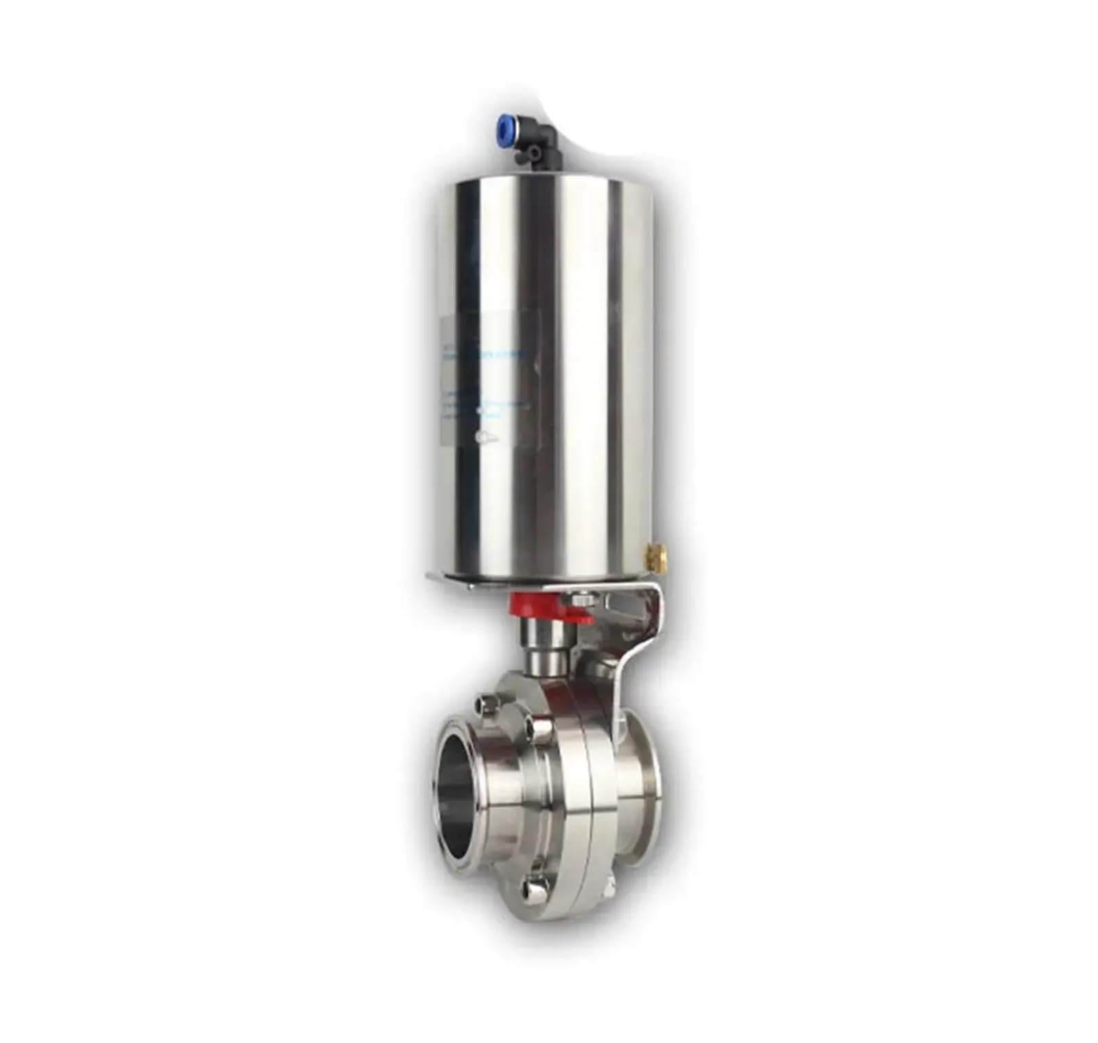NYRXRYTCA 1.5" 2" Tri Clamp Ferrule O.D 50.5mm 64mm 304 Stainless Steelic Vertical Butterfly Valve(45x64mm)