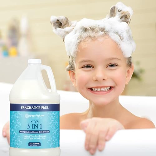 Miniatura 6 de Ginger Lily Farms Botanicals - Champú, acondicionador y gel de baño 3 en 1 para niños, fórmula sin lágrimas, 100% vegano y libre de crueldad, sin