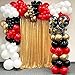 7ft x 7ft Gold Sequin Backdrop Curtain Glitter Photo Booth Backdrop for Wedding Birthday Baby Shower Event Decorations