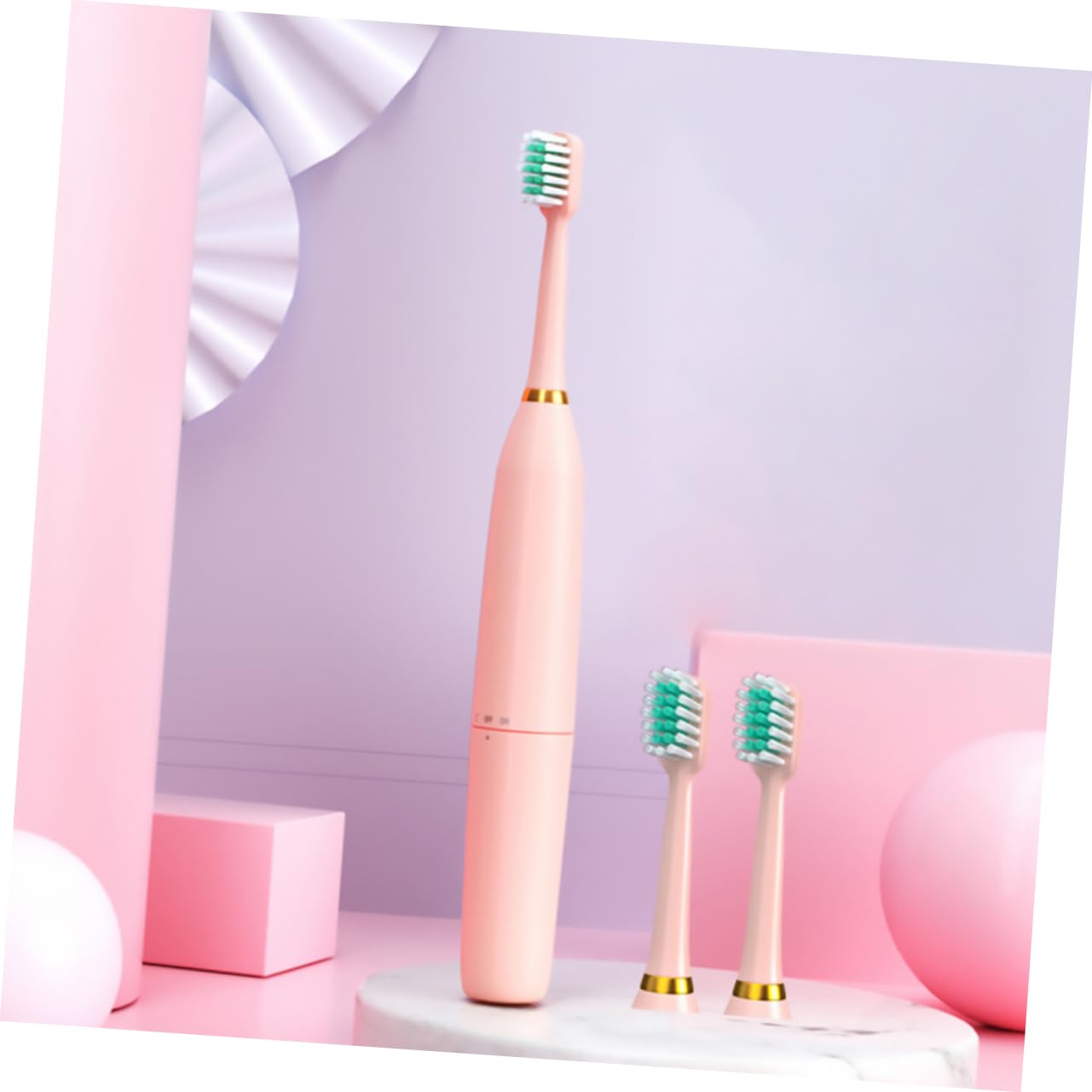 WOFASHPURET Power Toothbrush Adults 1 Set Pp Toothbrush Safe Oral Cavity Cleaner Non-Slip Handle