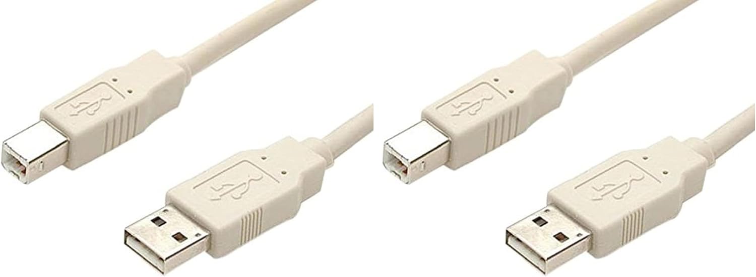StarTech.com 3 ft Beige A to B USB 2.0 Cable - M/M - USB cable - USB (M) to USB Type B (M) - 3 ft - molded (USBFAB_3)