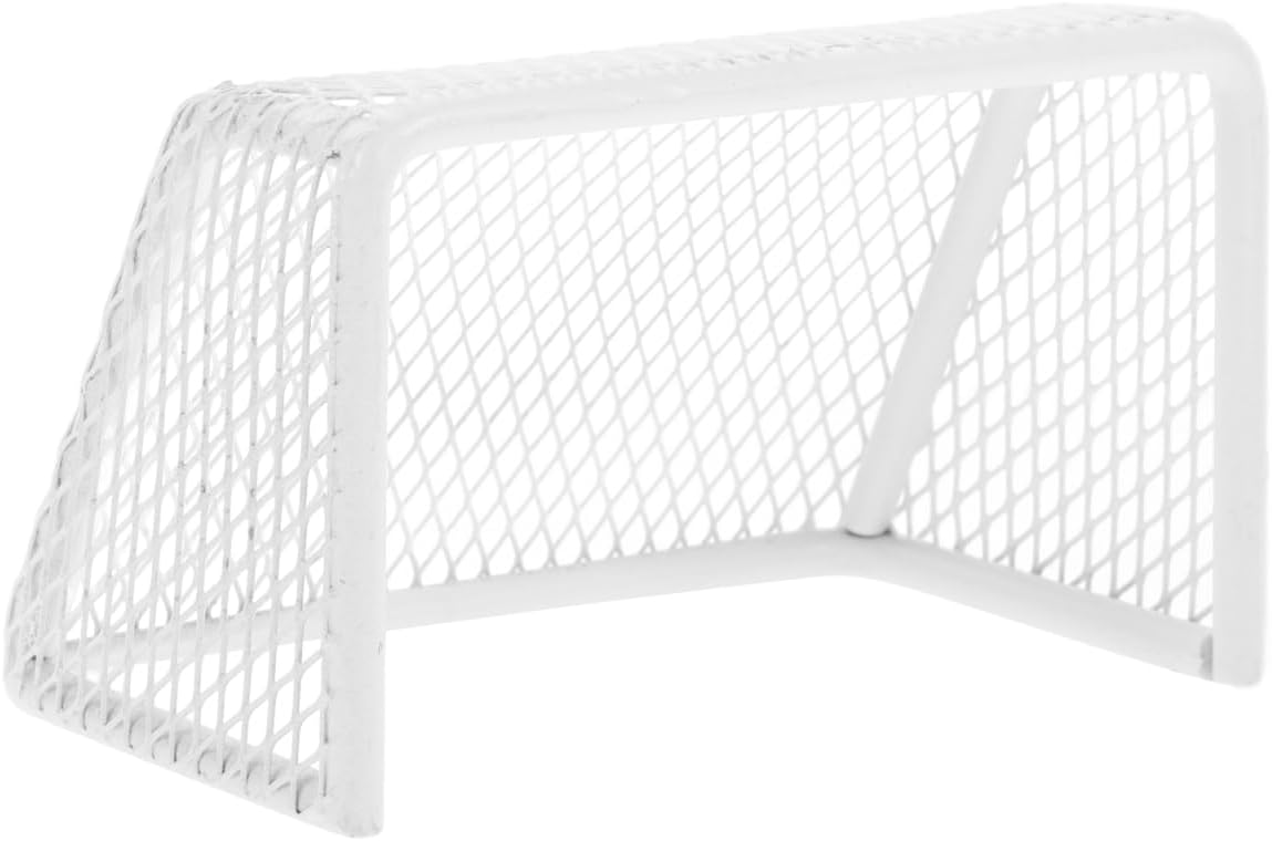 KESYOO Miniature Soccer Goal for Dollhouse Portable Tiny Football Net for Dollhouse Decor Fish Tank Play and Mini Sports Games Enhances Motor Skills and Coordination