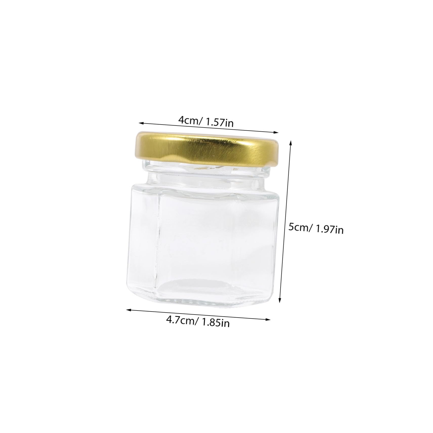 1 Satz Lebensmittelbehälter Luftdicht Krüge Mit Deckel Honeypot Gewürzgläser Honig Hochzeitsbevorzugungsgläser Winzige Gläser Jamgläser Gewürzflasche Glas 20 Stück