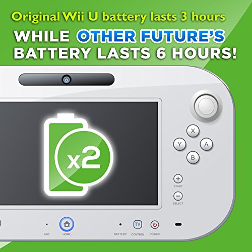Amazon Com Wii U Gamepad 3600 Mah Replacement Rechargeable Battery Pack By Other Future Video Games