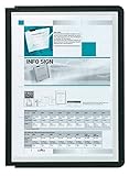 Werkstoff: Sonstige DURABLE Hunke & Jochheim Sichttafel SHERPA® A5, PP-Folie, schwarz