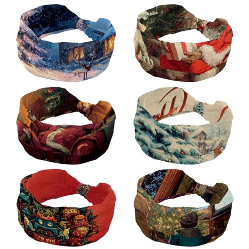 Bandeaux de Noël antidérapants pour femme coiffure réveillon repas