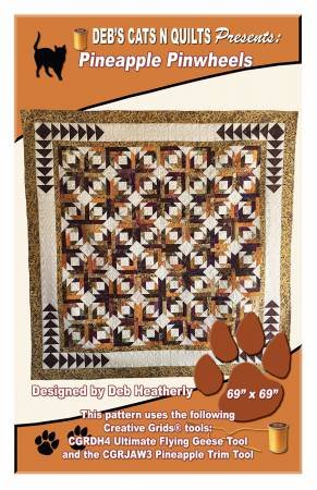 Deb's Cats N Quilts Pineapple Pinwheels