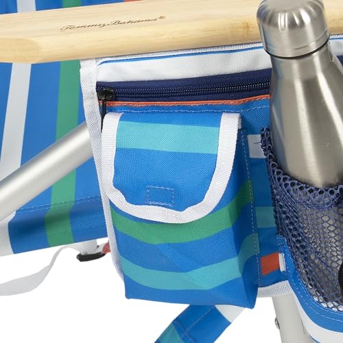 Image of Tommy Bahama 4-Position Extended seat Height Easy in-Easy Out Folding Backpack Beach Chair