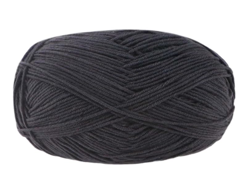 Fil coton au lait 4 épaisseurs pour crochet | Lot de 5 rouleaux de 50g peigné doux