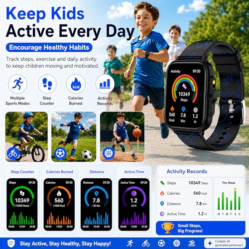 Image of Smart Watch for Kids (Black)