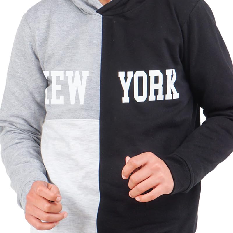Image of Real Basics Boys Cotton Hooded Sweatshirt(Pack of 1)