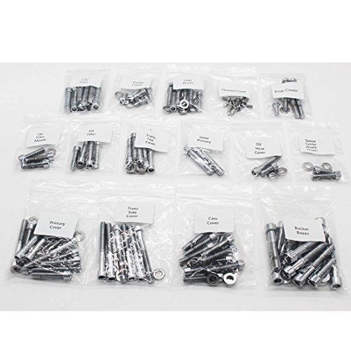 Alloy Steel Chrome Engine&Transmission Bolt Kit FIT Harley Softail Touring Dyna 1999-2017
