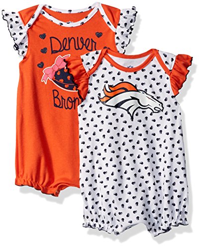Image of Outerstuff NFL Girls Newborn Heart Fan 2Piece Creeper Set