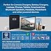 OREI Full European Travel Adapter Set - Dual Input American to Europe, Germany, England, Spain, Italy, Iceland, France, (Type G, E/F, Type C) - 3 Pack, Safe Grounded Use for Cell Phones, Laptops