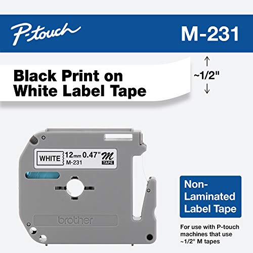 Brother M231 1/2in Labeling Tape by Brother - Used condition - Image 2