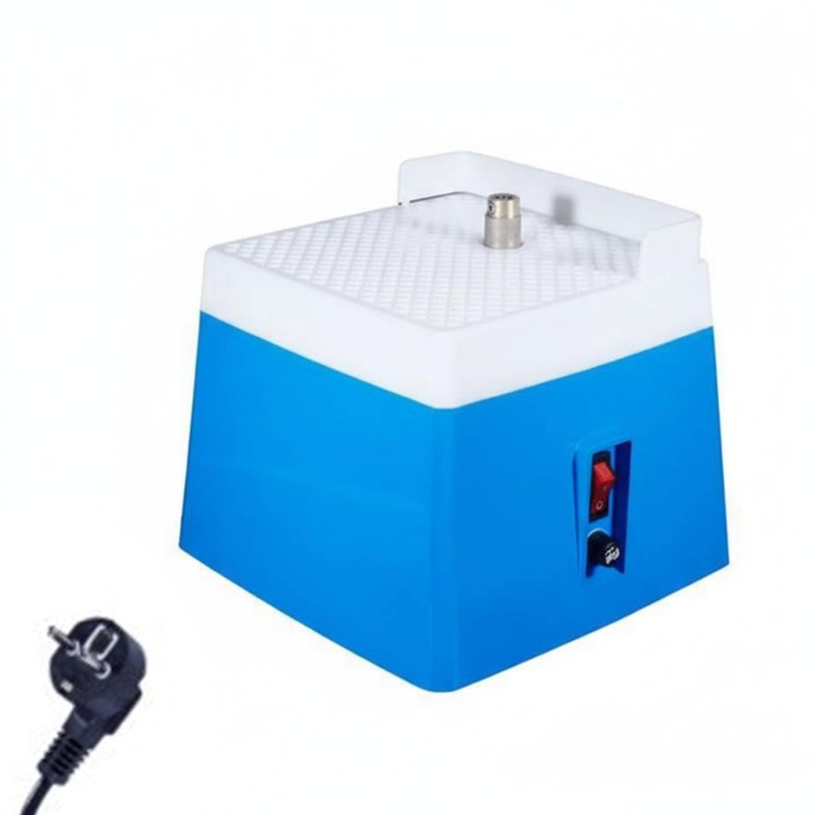 Upgraded Version Automatic Water Feed Grinder Abrasive Grinding Bit Mini Stained Glass Compact Design Portable Edger for Artisans, DIY Enthusiasts, Art Studio, Workshop, Blue, EU 220V-image-26