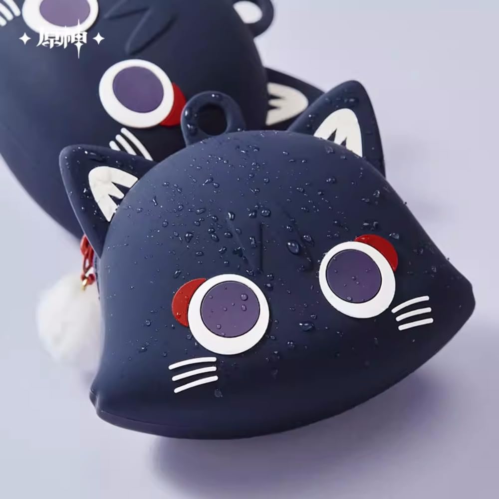 原神 チケットファイル 放浪者 7枚 黒猫 付箋 原神 放浪者 童話猫シリーズ モフモフポーチ Genshin 原神