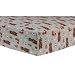 Trend Lab 100% Cotton Cup of Cocoa Deluxe Flannel Fitted Crib Sheet