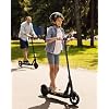 Electric Scooter 500W Peak Motor, 12 Miles Range & 15 MPH, 8 Flat-Free Tires, UL Certified, Foldable Electric Scooter for Adults, Teens and Big Kids