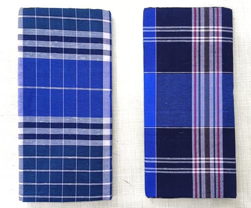 2 X Dhoti/Sarong Coverups/Wrap For Men 100% Cotton Indian Traditional