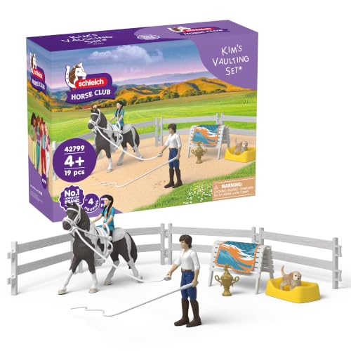 Schleich Horse Club | Kit de voltige de Kim 42799 | 19 pièces