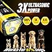 YUYQA Dog Bark Deterrent Device, 3X Ultrasonic Anti Barking, 6 Training Modes 23 FT Range Barks No More Indoors Outdoors Behavior Correct Safe & Humane Rechargeable Compact Bark Control for Dogs