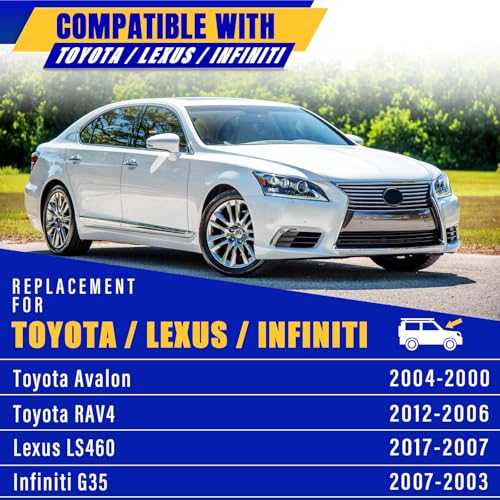 Image of 24 inch 17 inch Front Windshield Wiper blades Replacement for Toyota Avalon 2000-2004,RAV4 2006-2012,Lexus LS460 2007-2017,Infiniti G35 2003-2007,Premium All-Season Replacement Automotive Windshield Wipers