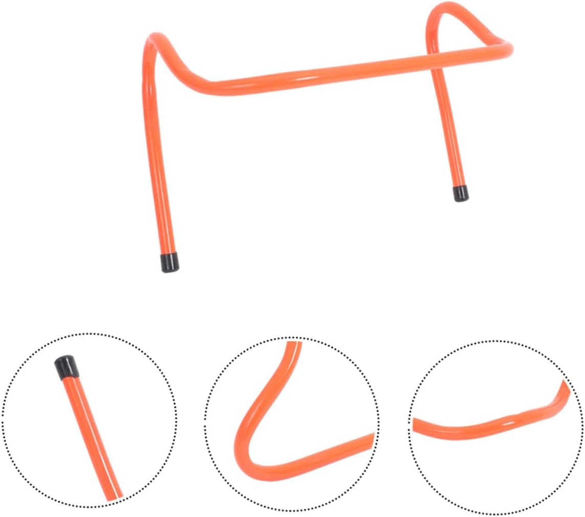 KALLORY 4pcs Plastic Speed Training Hurdles 15cm for Agility and Sports Training Equipment Football Soccer Track Field Practice