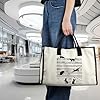 Music Note Tote Bag Funny Music Tote Bag Musician Gifts Music Lover Gift Cat Lover Gift (Music Note Cat tote) #2