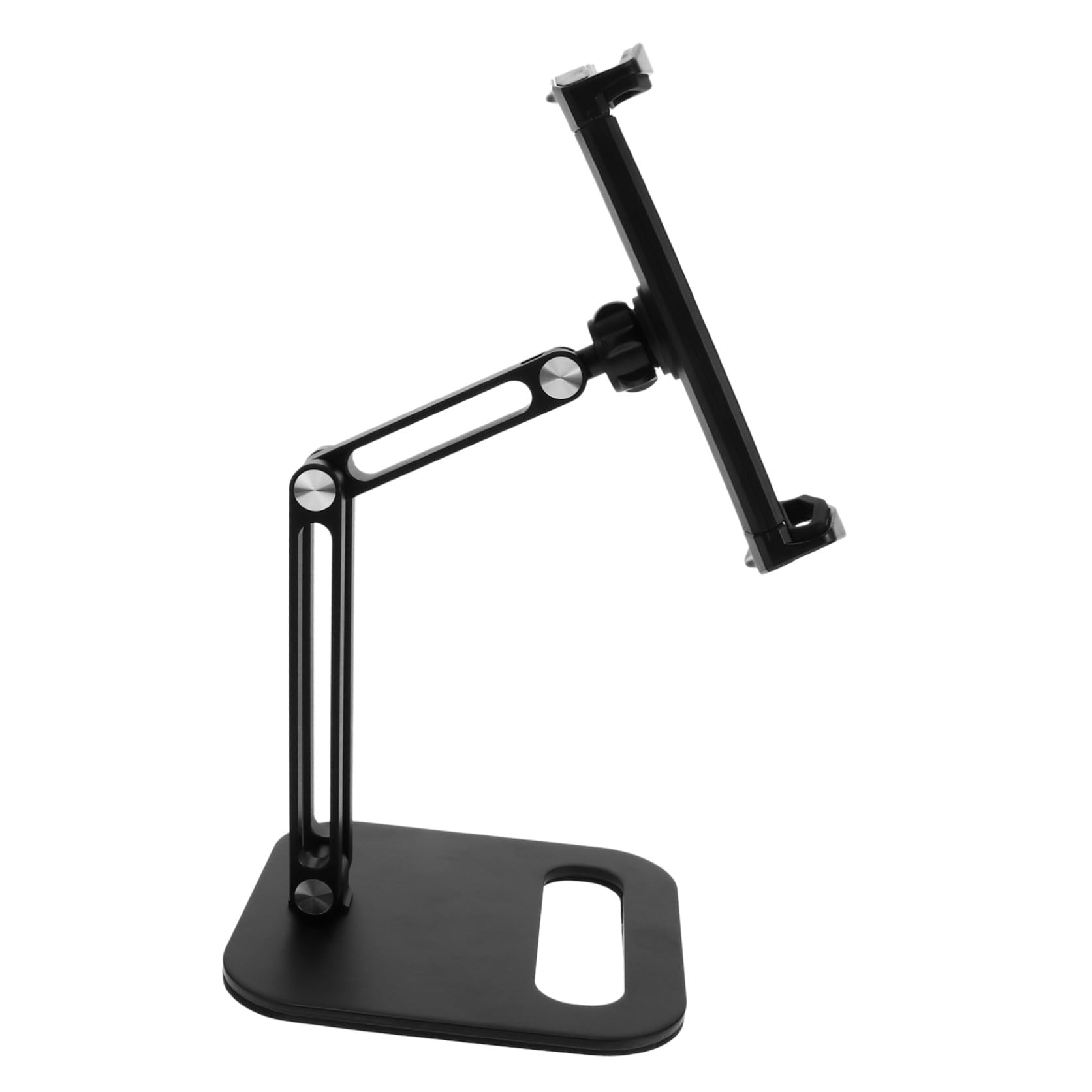 Didiseaon Soporte Ajustable para Teléfono y Tableta De Escritorio para Adultos, Soporte Plegable De Abs, Compatible con Móviles y Tablets De 4 a 13 Pulgadas, Color Negro
