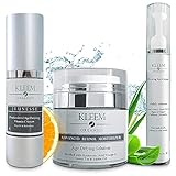 Anti Aging Skin Care Set: Retinol Cream, Vitamin C Serum & Firming Eye Cream for a glowing and radiant skin. The Best Beauty Gift Sets for Women