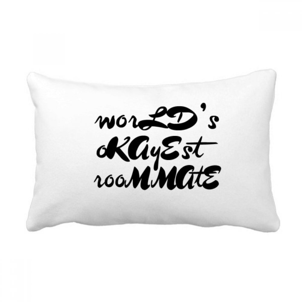 Coussin Okayest Roommate cadeau de graduation original
