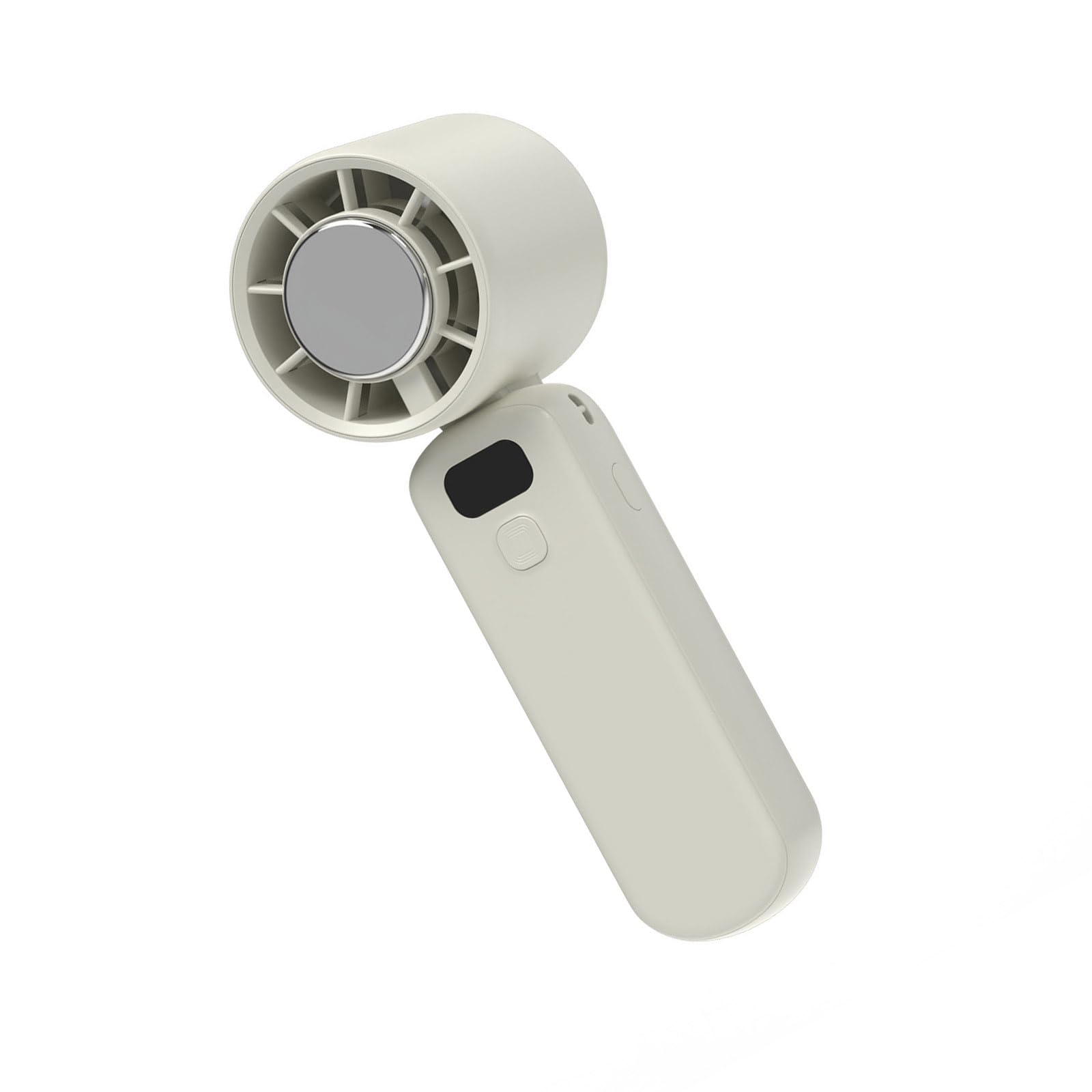 Kaeltsyn Multifunctional Folding Handheld Desk Fan 2000mAh Rechargeable 5 Speed Quiet Cooling Suitable for Hot Weather Quiet Handheld