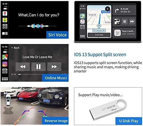 CarPlay Features: Siri, Maps, Music, Reverse Camera, USB Play