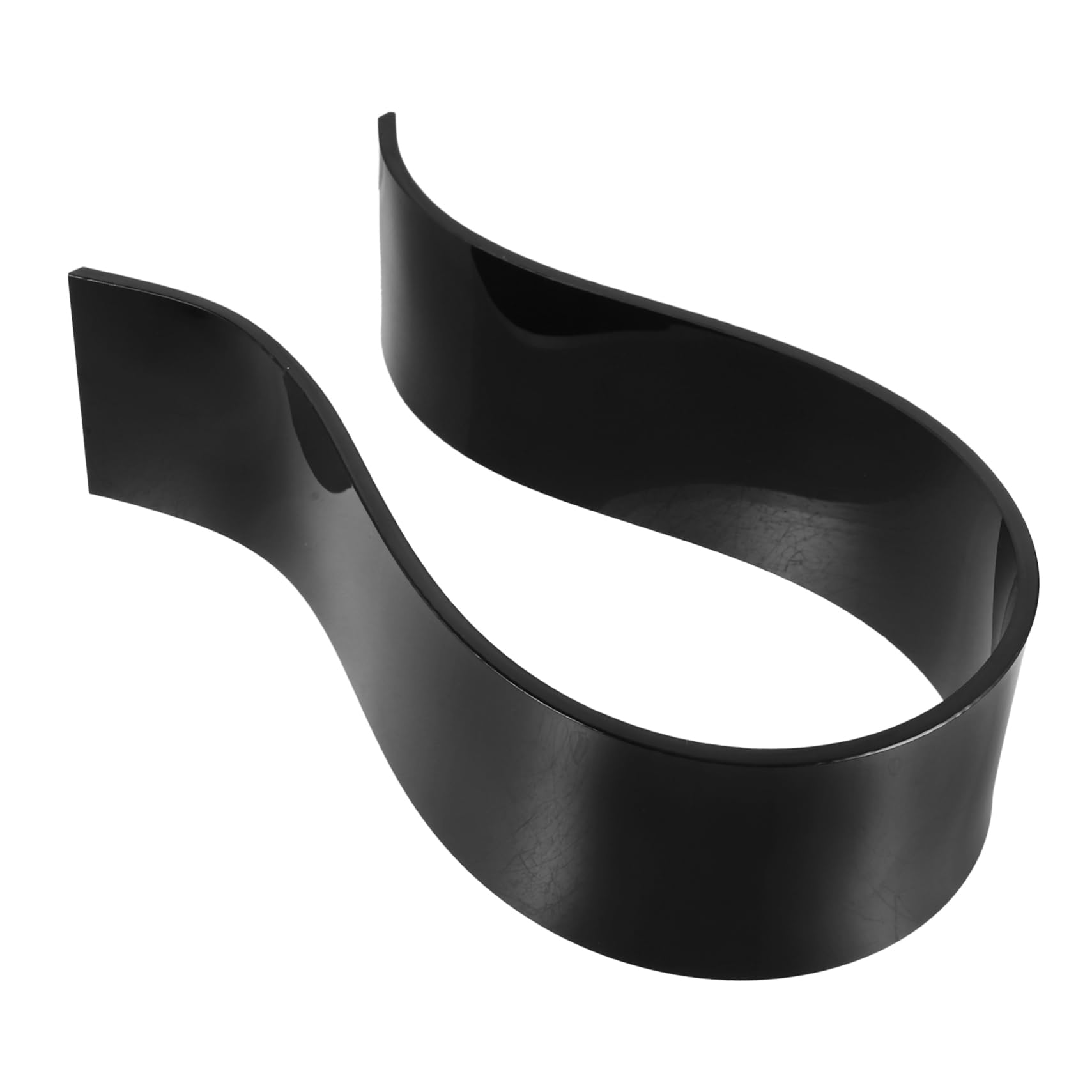 SHINEOFI 4 Piezas soporte para auriculares soporte de auriculares colgador de auriculares Gancho para auriculares soporte de escritorio para auriculares Acrílico Black