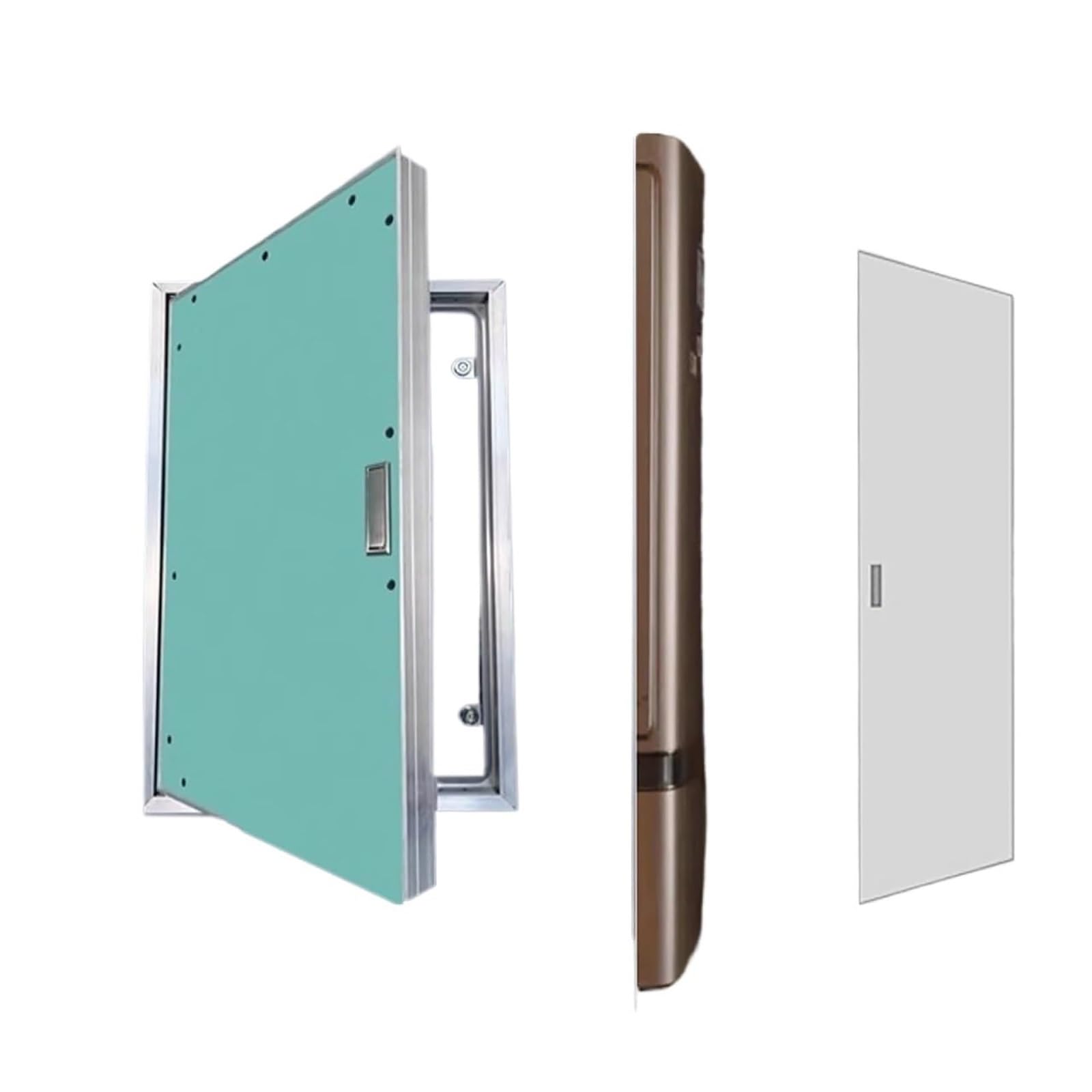 HOFUNTRE Gypsum Board Pipe Access Panel, Paintable or Wallpaper Surface, Quick Install Design, for Wall, Ceiling, Home, Office(600x600mm/24x24in)