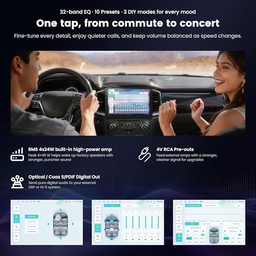 Radio Android para auto doble DIN con pantalla táctil 9" miniatura 4