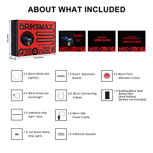 Image of BRIKSMAX Led Lighting Kit for LEGO-42154 2022 Ford GT - Compatible with Lego Technic Building Blocks Model- Not Include Lego Set