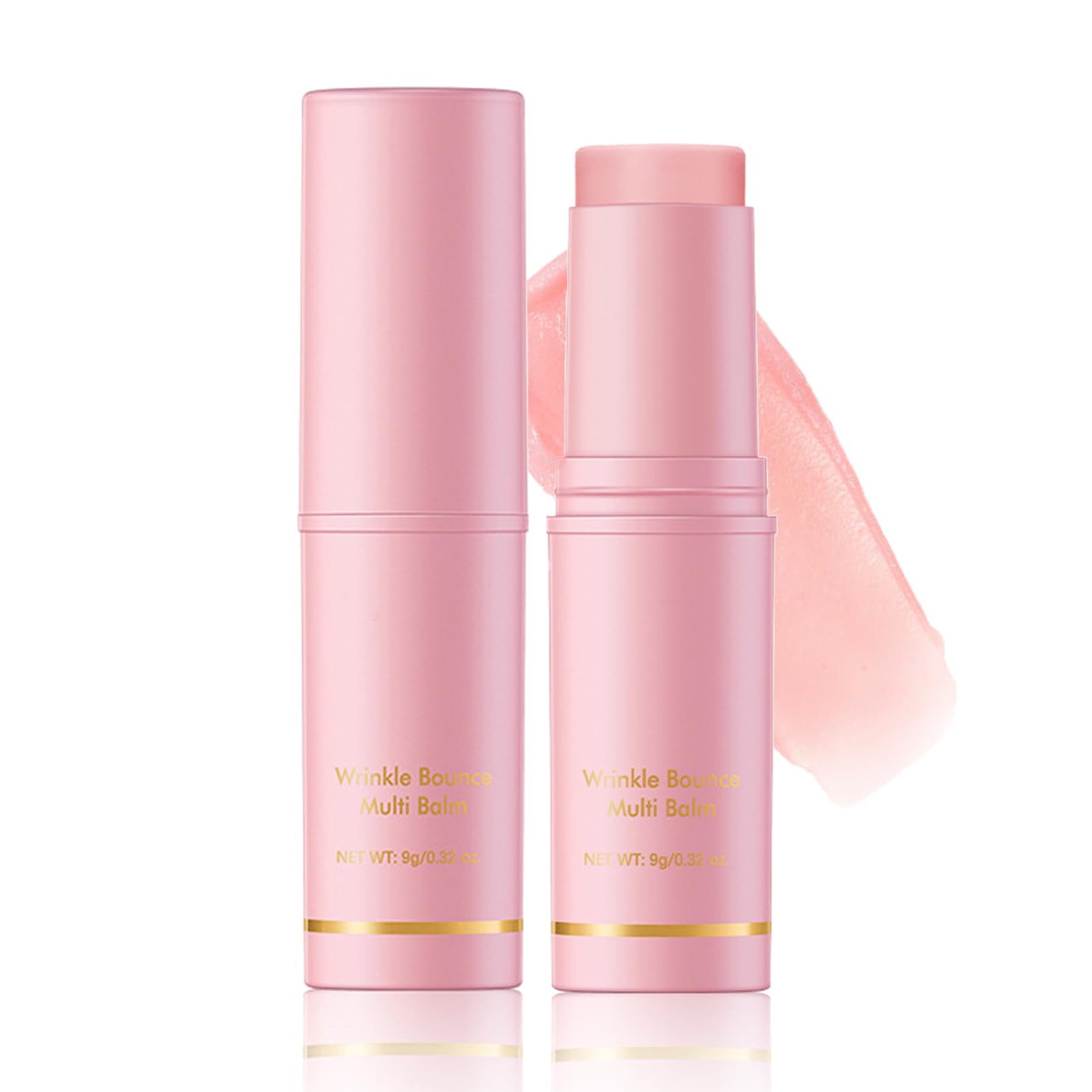 2PCS Wrinkle Bounce Multi Balm,Collagen Wand Stick,Multi-Use Lip Care Korean Skincare,Hydrating,Enhance Elasticit, Anti-Wrinkle,All-in-One Boosting Moisture Balm for Face Eye Lip Neck Wrinkles