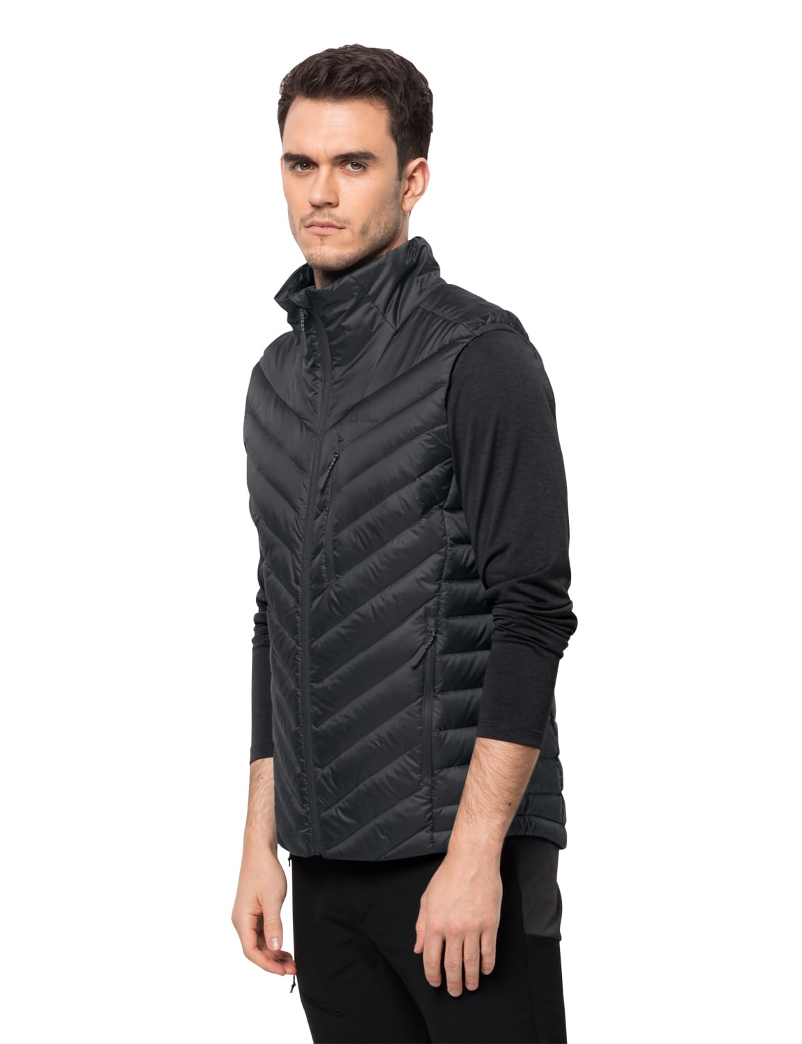 Jack Wolfskin Men's Passamani Vest, Phantom, L
